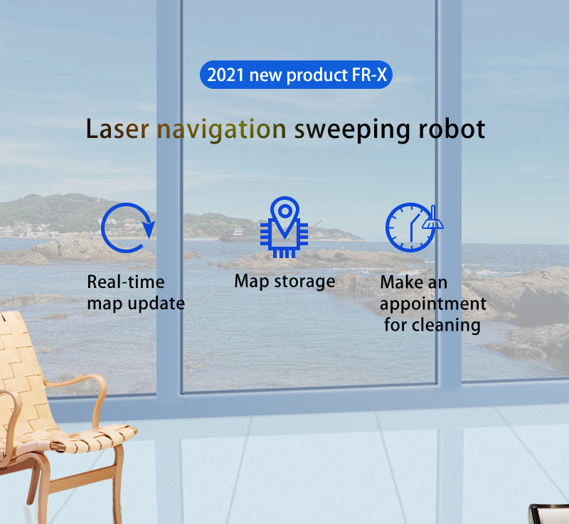 ONTA FR-X LDS Lidar Scanning Intelligent Sweeping Robot